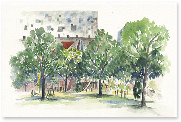 Grange Park Post-card - Postcard (800x661), Png Download