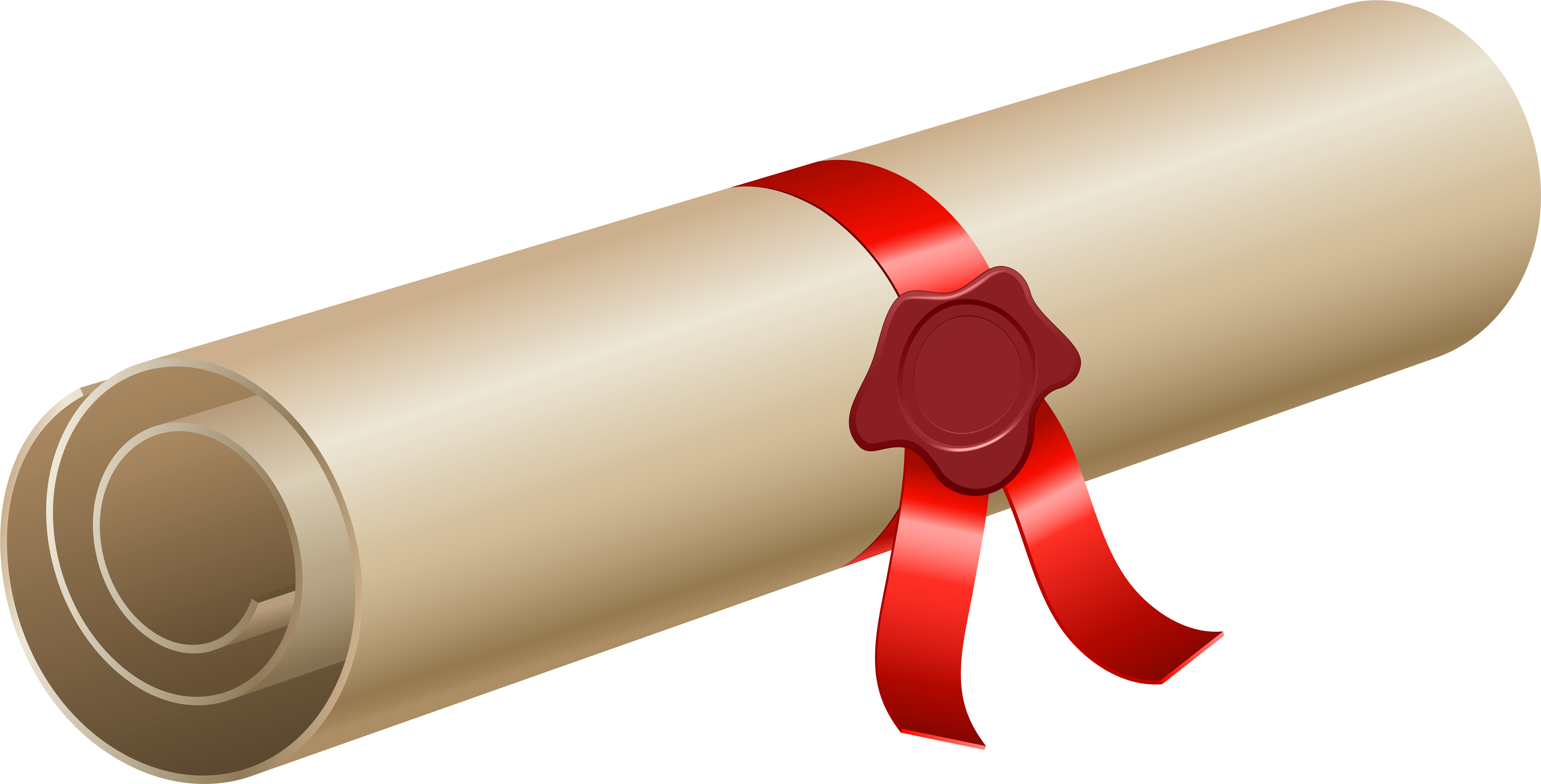 Diploma Png (8000x4112), Png Download