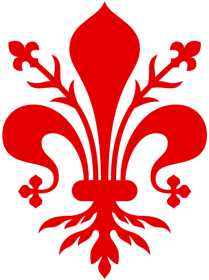 Fleur De Lis Of Florence - Flor De Lis Florencia (731x1023), Png Download