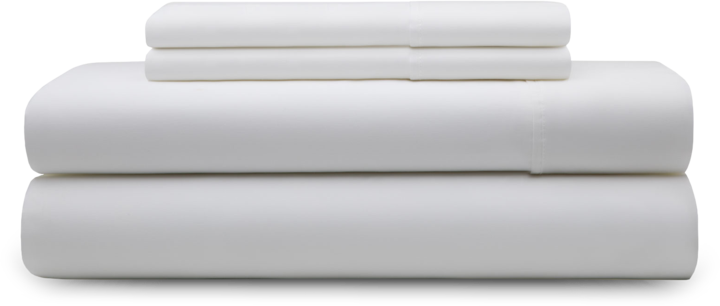 White Sheet Set - Sateen (720x306), Png Download