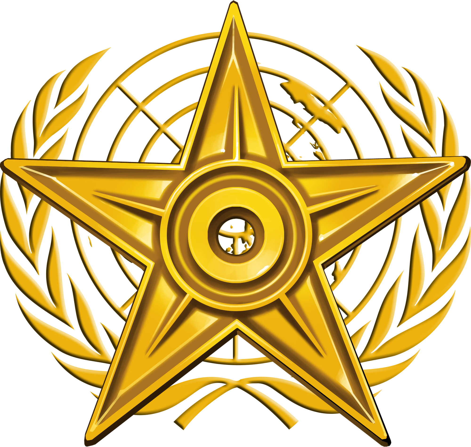 Peace Barnstar Hires - Un Convention On The Prevention And Punishment (2000x1900), Png Download