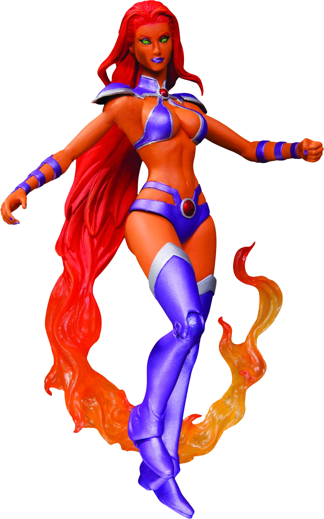 Starfire Action Figure Copy (1030x1649), Png Download