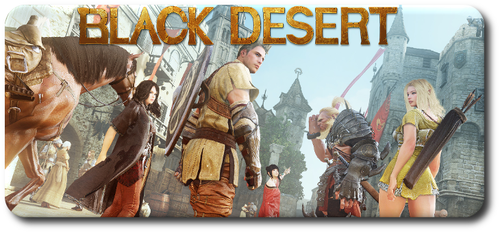 Black Desert Is A Forthcoming Open World, Sandbox Mmorpg - Black Desert Online Title (730x340), Png Download