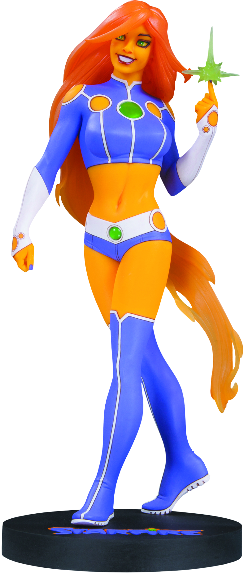 Teen - Starfire Statue (788x1845), Png Download