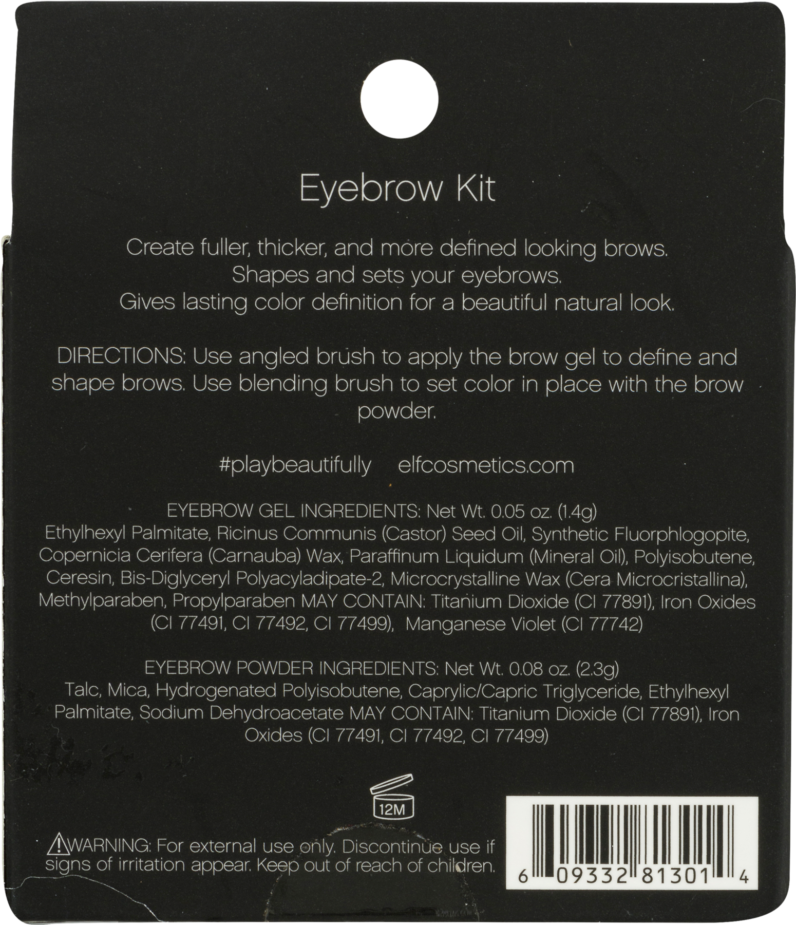 E.l.f. Eyebrow Kit, Medium (packaging May Vary) (1800x1800), Png Download