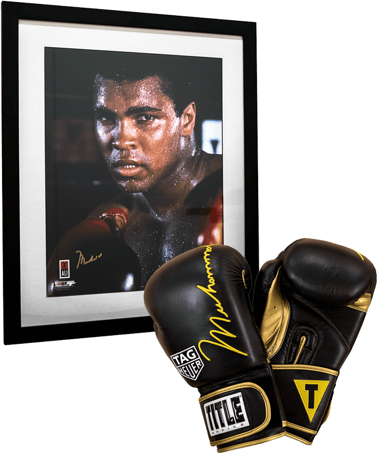 Exclusive Muhammad Ali Signed Portrait And Limited - Muhammad Ali (800x953), Png Download
