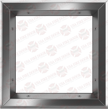 The Vsls Stainless Steel Vision Lite Window Frame Includes - Led-backlit Lcd Display (350x351), Png Download