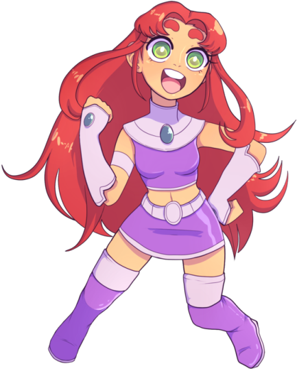 *taps On Mic* Hey I Um, I I Love Starfire Thanks For - Blog (500x625), Png Download