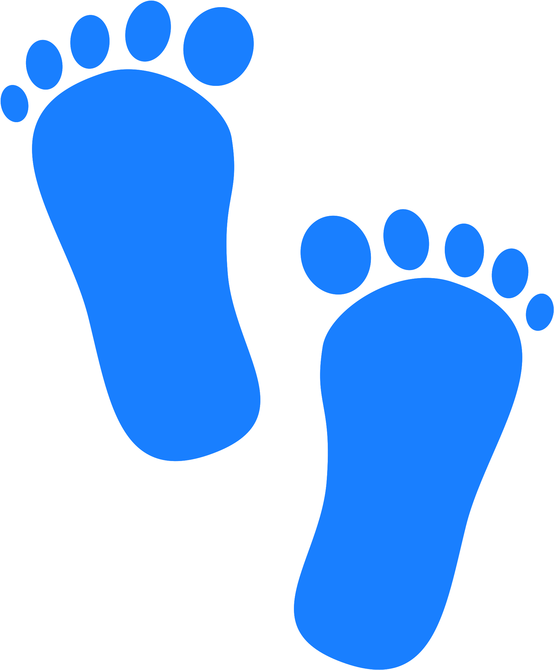 Dinosaur Footprint Clipart - Footprints Clipart (2024x2400), Png Download