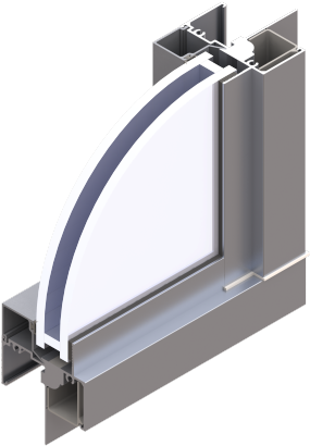 2 11/16" M-85 Series Large Missile Impact Windows - Polyvinyl Chloride (350x462), Png Download