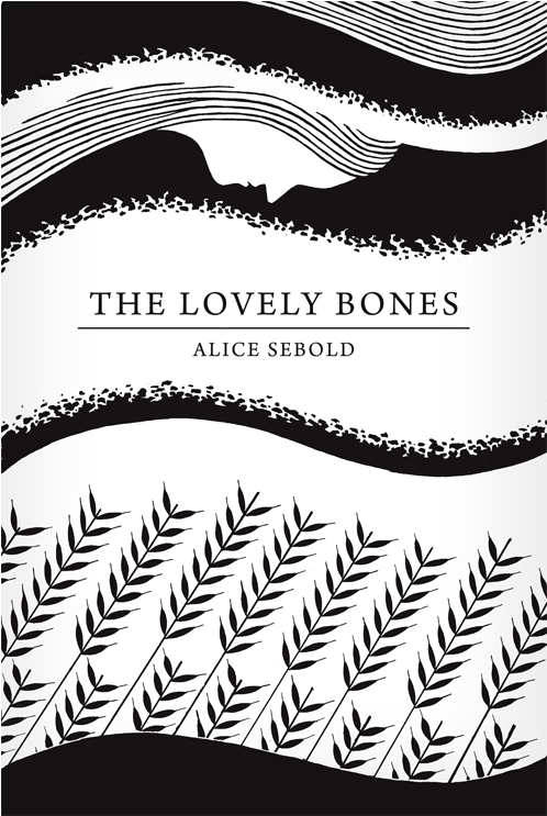 The Covers Designed Purley In Black And White - Lovely Bones (picador 40th Anniversary Edition) (700x742), Png Download