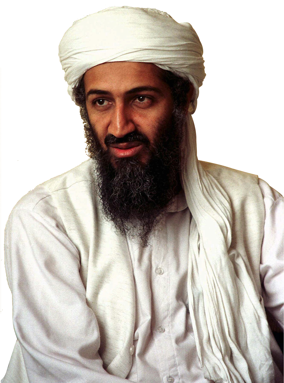 Terrorist Beard Png - Osama Bin Laden Png (1000x1278), Png Download