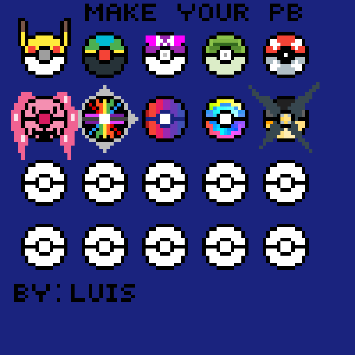 Copy Of Make Your Own Pokeball - Circle (1200x1200), Png Download