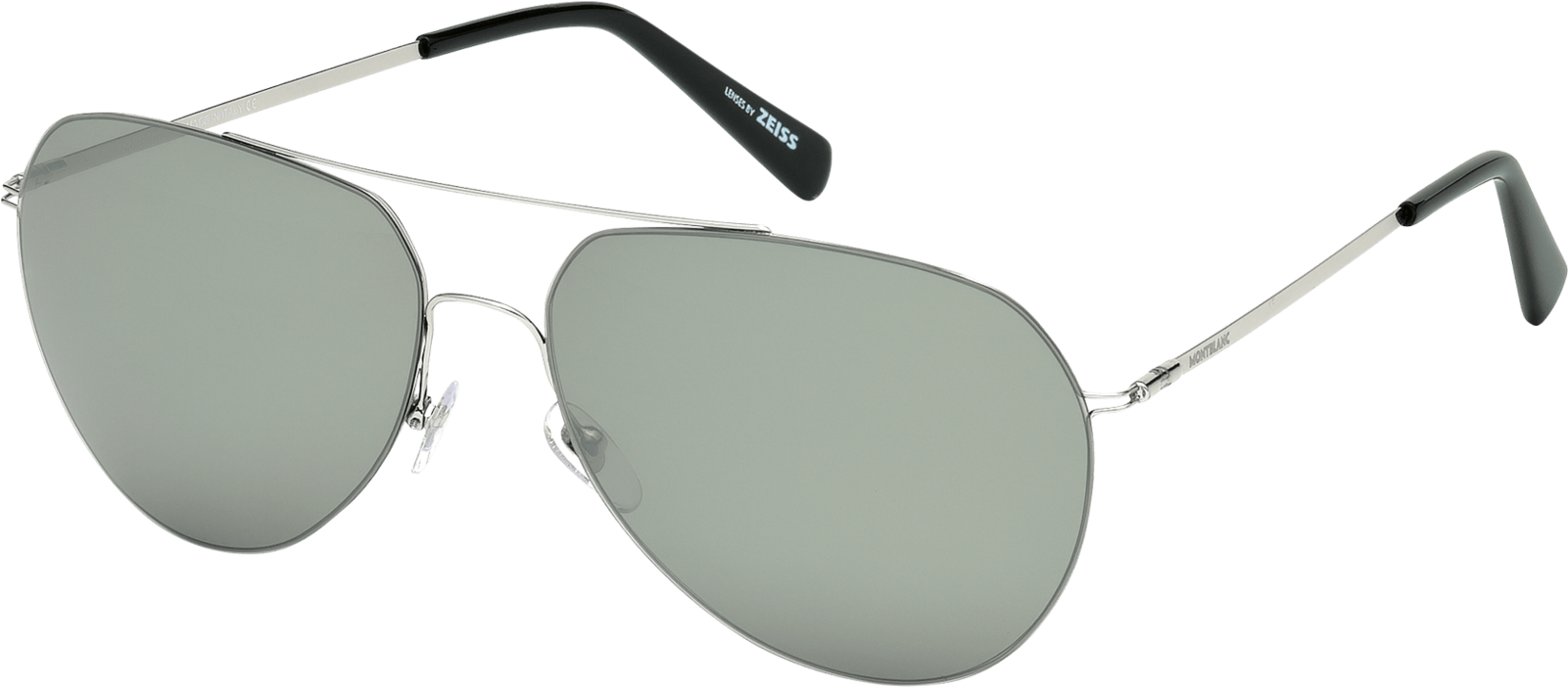 210561 Ecom Retina 01 - Rayban Aviator Silver Frame (1600x1600), Png Download