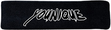 Younique - Custom Headbands - 92-5052026 - Custom Embroidered - Label (428x400), Png Download