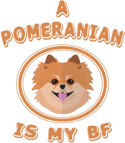 Niedlicher Spitz-cartoon! Karte (417x500), Png Download