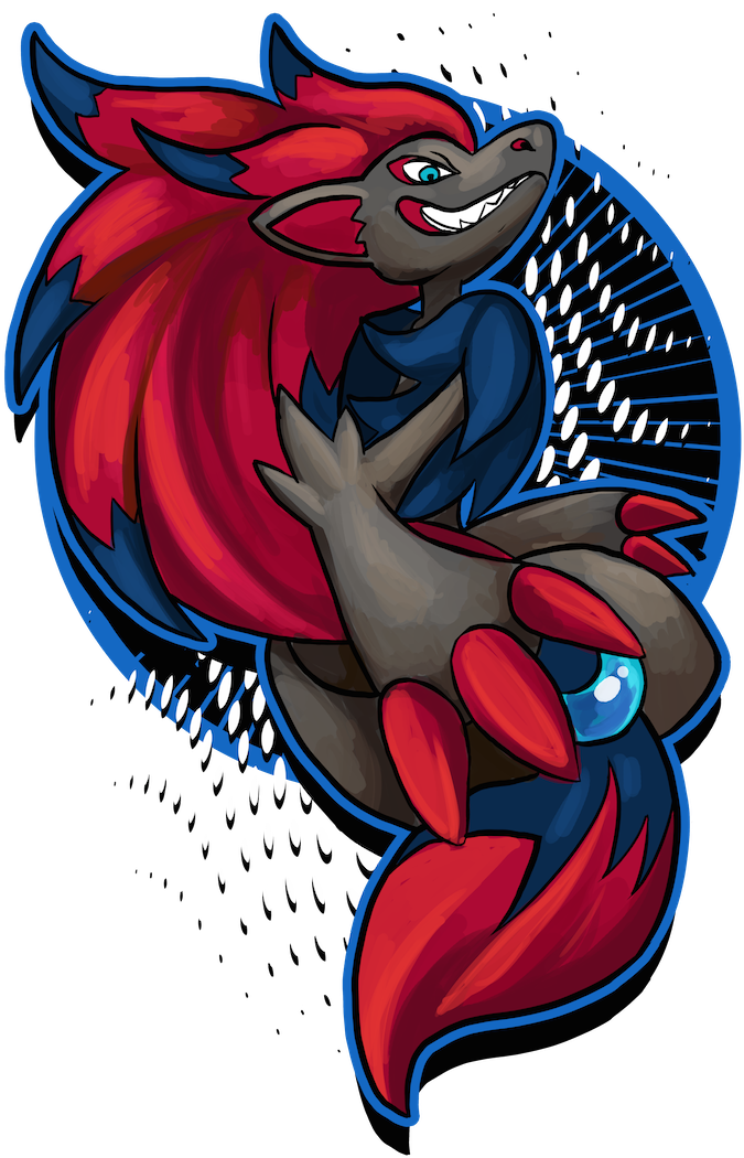 Zoroark - Zoroark Logo (800x1091), Png Download