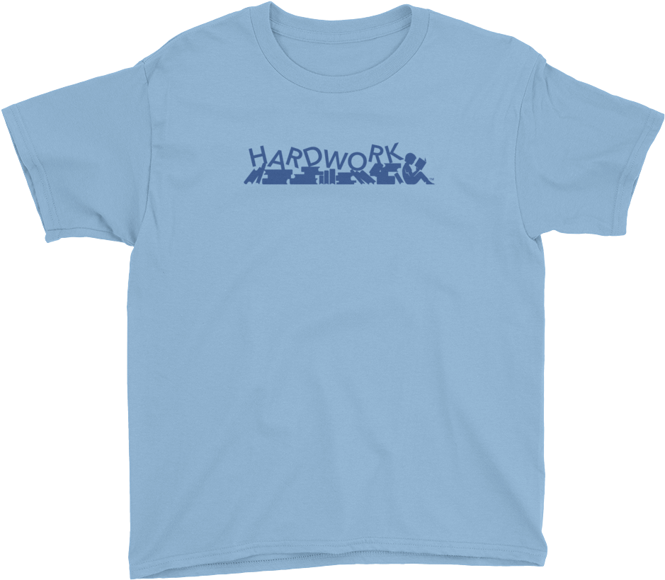 Boys Hard Work-edu - Dog Cat Paw Love Youth Short Sleeve T-shirt T Is Great (1000x1000), Png Download