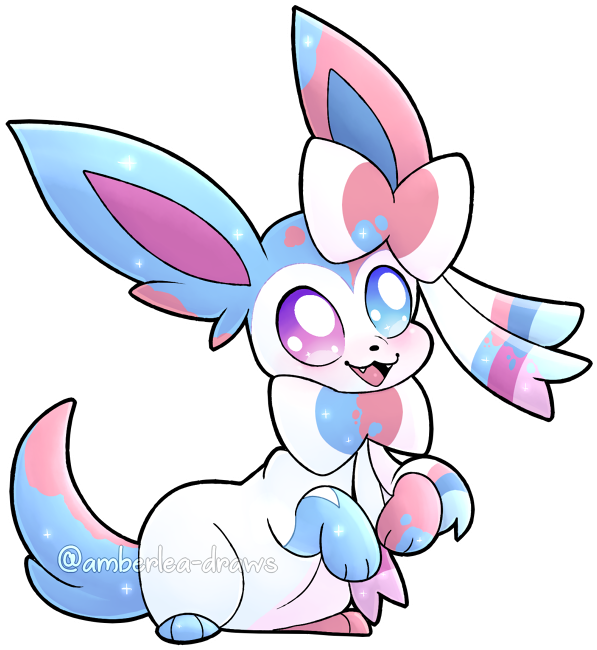 Chromia The Half Shiny Sylveon - Shiny Sylveon (900x722), Png Download