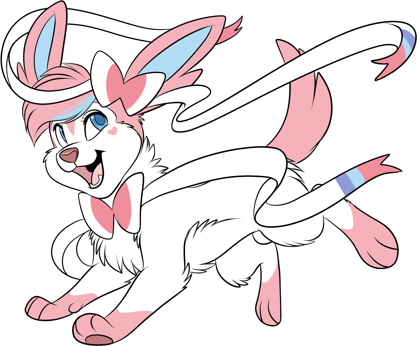 Sylvia The Sylveon - Sylveon (1417x1187), Png Download
