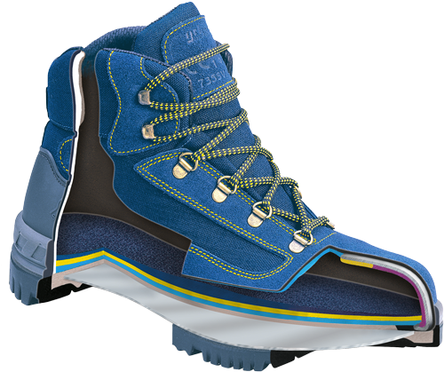 Hard-work - Steel-toe Boot (600x550), Png Download