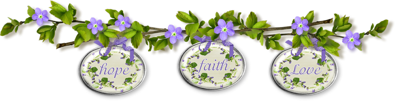 Easter Border Cluster Freebie - Periwinkle (800x206), Png Download