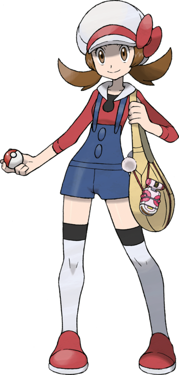Lyra ) - Pokemon Heart Gold Characters (350x733), Png Download
