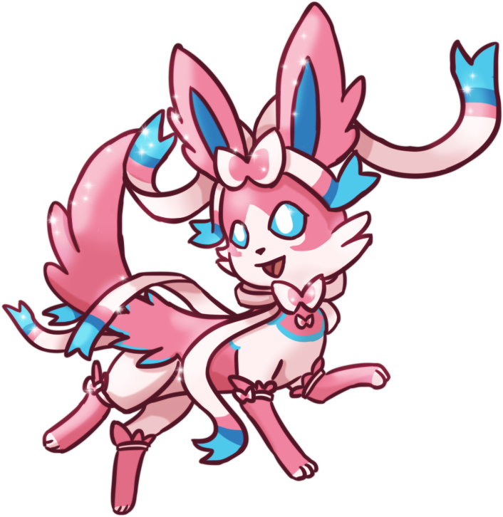 People, You Should Be Able To Find It In Your Inventory - Mega Sylveon Pokefarm (706x726), Png Download