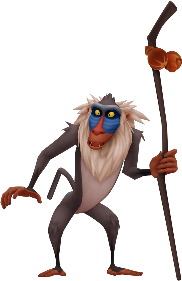 Rafiki - Lion King Characters Png (707x991), Png Download