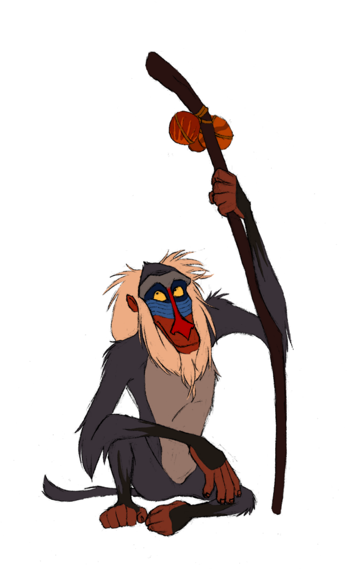 *rafiki ~ The Lion King, - Rafiki Png (710x1125), Png Download