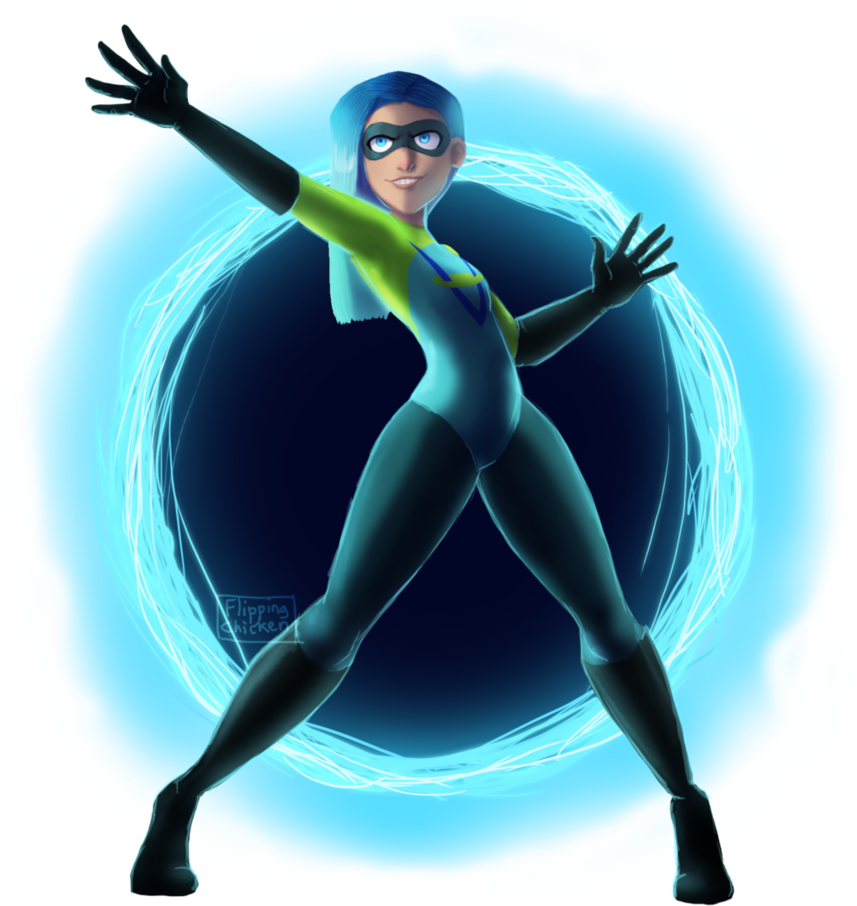 Voyd From Incredibles - Voyd The Incredibles 2 (866x923), Png Download