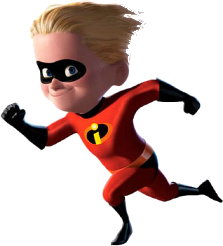 Png Os Incríveis - Dash The Incredibles (624x513), Png Download