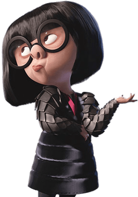 Edna 'e' Mode - Batman Characters In Real Life (400x400), Png Download