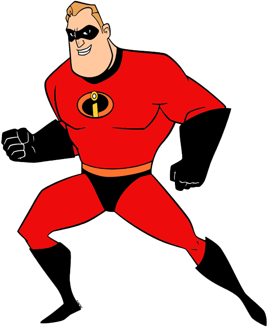Incredibles - Incredibles 2 Mr Incredible Clipart (550x670), Png Download