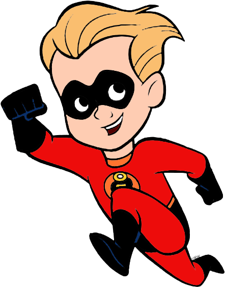 Characters Clipart Incredibles - Dash From Incredibles Clipart (448x568), Png Download
