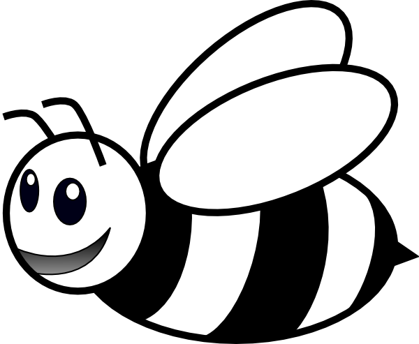 15 Bees Transparent Bee Movie For Free Download On - Honey Bee Colouring Page (600x493), Png Download