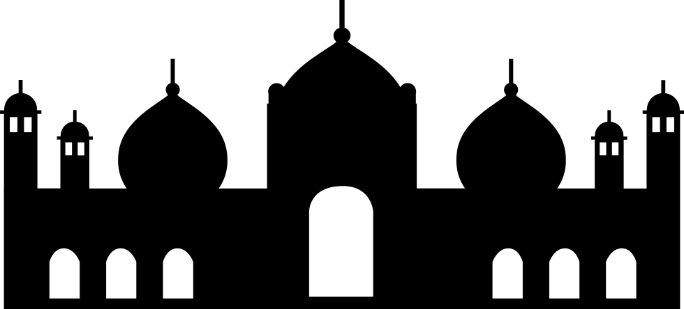 Png File Svg - Badshahi Mosque Silhouette Png (980x444), Png Download