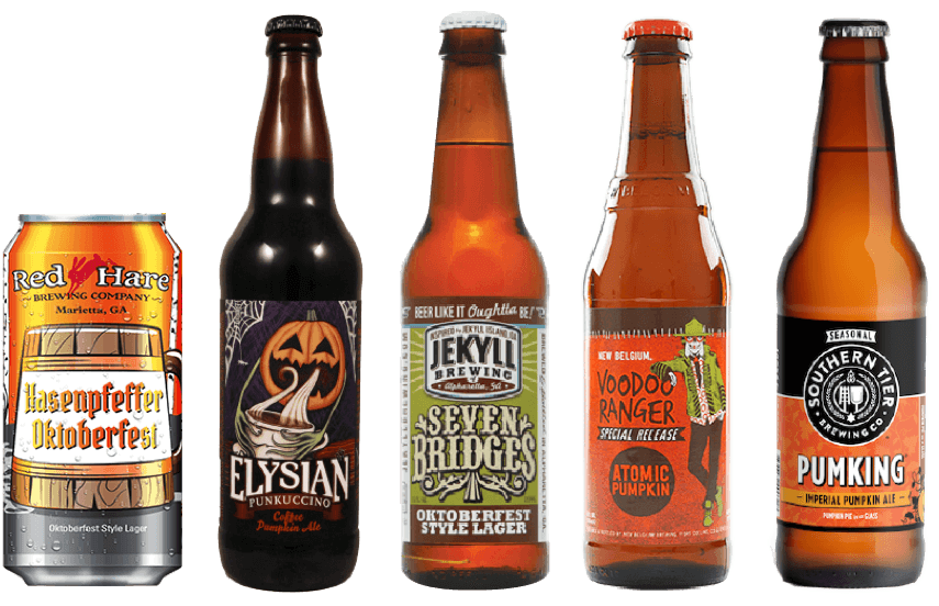 Beers To Ease Into Fall With - Elysian Punkuccino Coffee Pumpkin Ale - 22 Fl Oz Bottle (1000x553), Png Download
