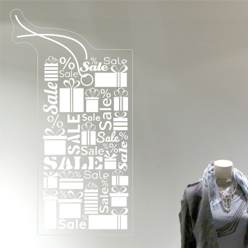 Cool Shop Window Sale (496x496), Png Download