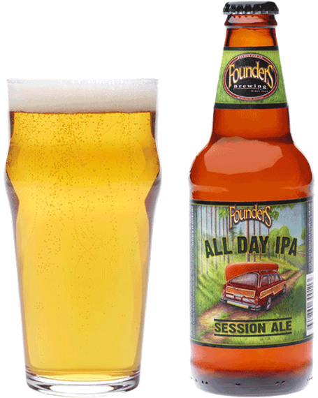 Founders All Day Ipa - Founders All Day Ipa 19.2 (455x570), Png Download