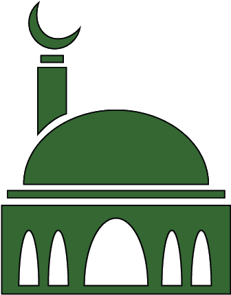 Mosque Clipart Green - Icon Masjidpng (345x439), Png Download