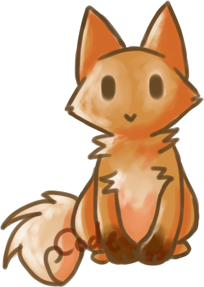 Artistic Fox Png Transparent Image - Transparent Fox (781x1023), Png Download