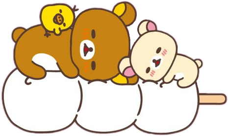 Transparent Rilakkuma Kiiroitori - Rilakkuma Korilakkuma Kiiroitori (465x279), Png Download