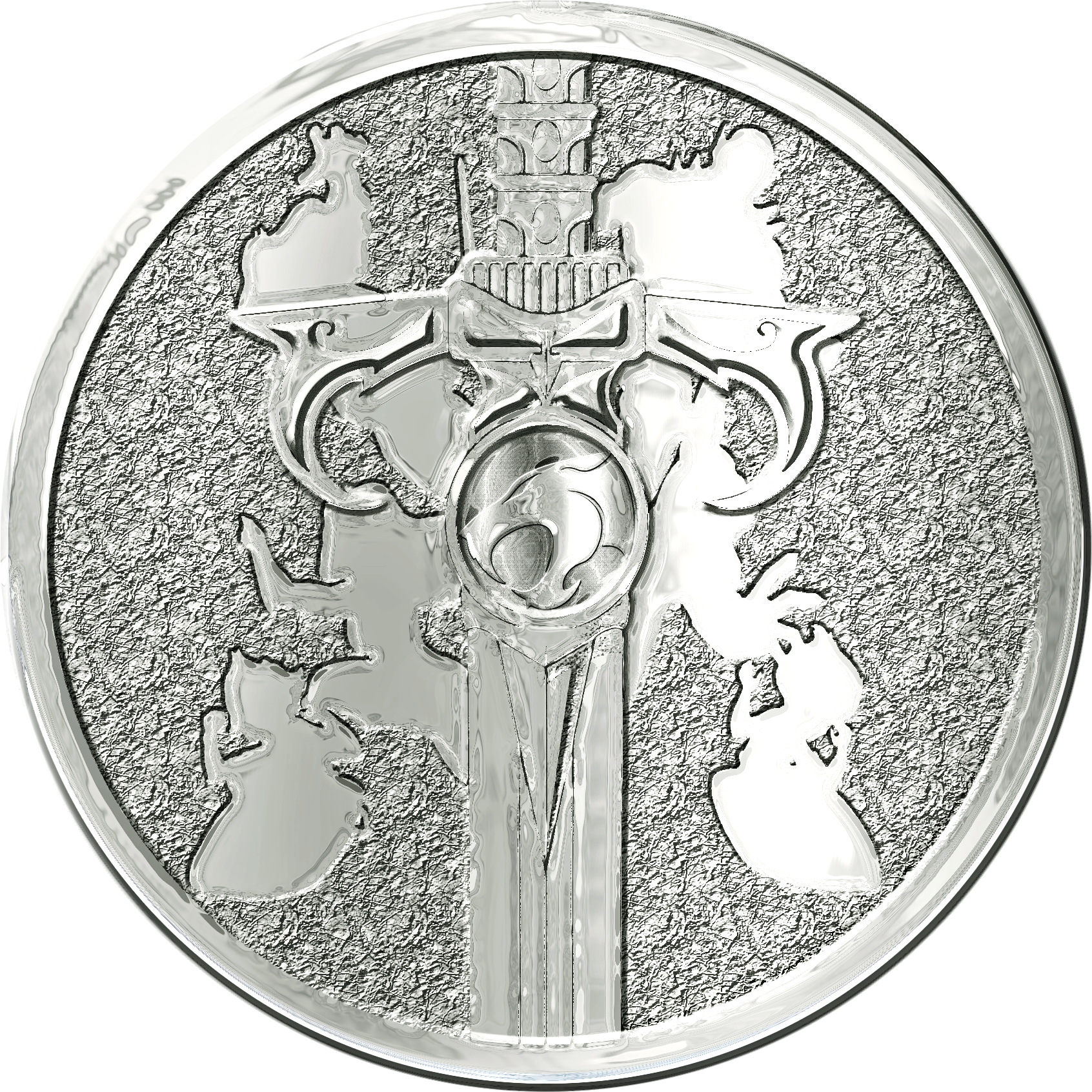 Diseño Thundercats Parte Trasera Mejorada - Circle (2000x2000), Png Download