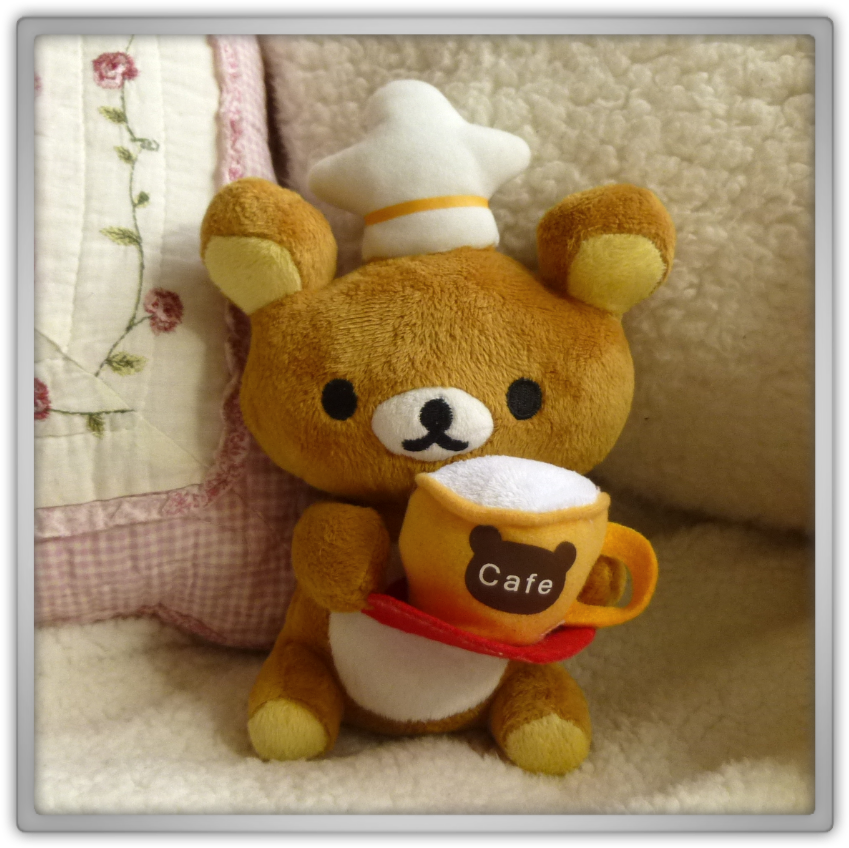 Blippo Haul Review Shoplog Rilakkuma Plush Cafe Kawaii - Stuffed Toy (880x880), Png Download