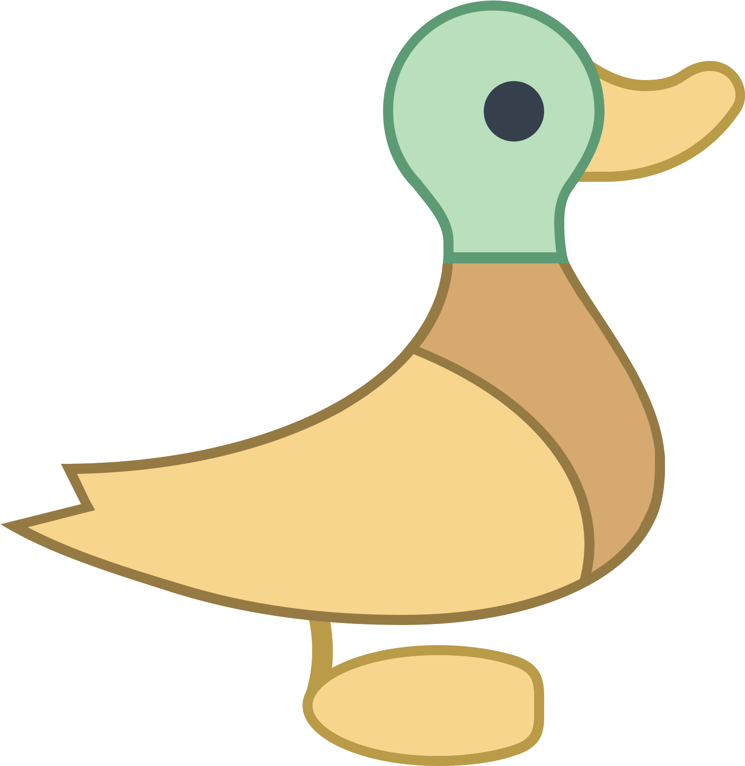 Vector Freeuse Stock Png Icon Its A Logo Of - Duck Icon (1600x1600), Png Download