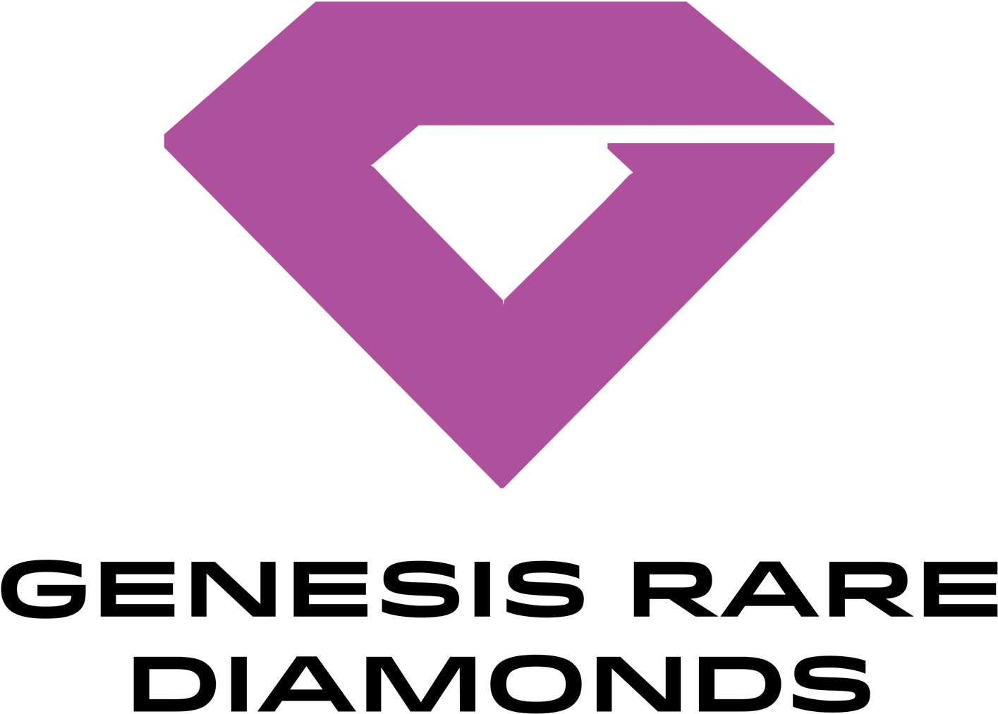 Purple Diamond Logos Png (1458x1093), Png Download