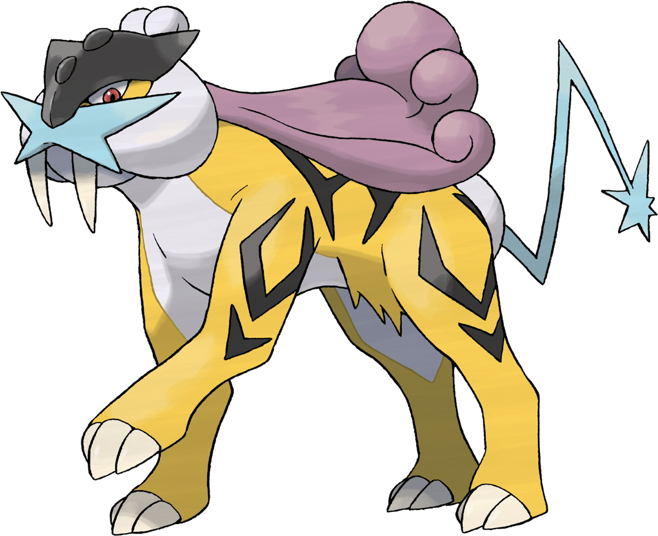 Go Thundercats - Raikou Pokemon (1280x1280), Png Download