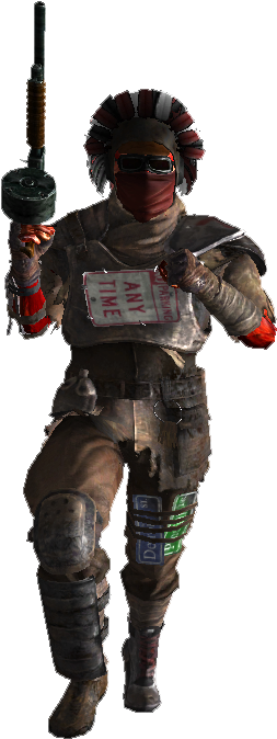 Fallout New Vegas Marked Men Armor (271x683), Png Download