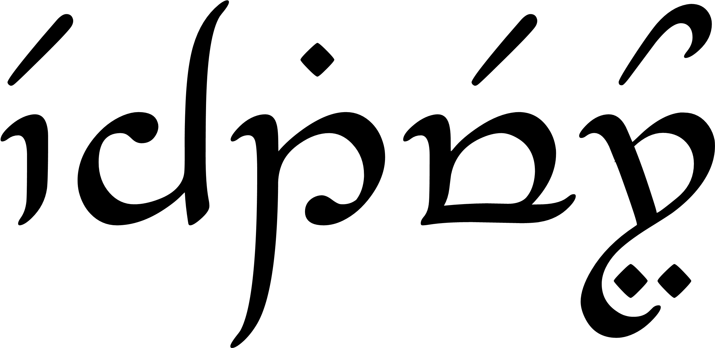 Gerard - Escribir Mi Nombre En Elfico (2437x1196), Png Download
